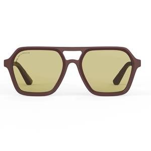 NEW ORBITAL men's le mans sunglasses in matt bordeux flash